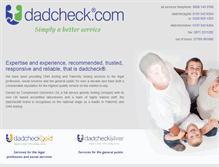 Tablet Screenshot of dadcheck.com